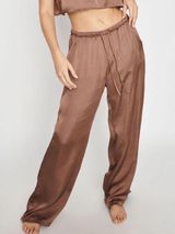 Satin Wide Leg Pants NWOT Photo 0