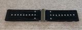 another line stretch silver metal studded belt Photo 0