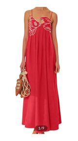 COMMENSE Embroidered Koi Fish Cami Dress
COLOR Photo 0