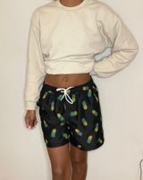 Forever 21 Men’s  Pineapple Swim Trunks Photo 0