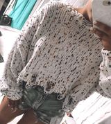 Lizard Thicket Cropped Confetti Sweater Photo 0