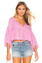 Pink Flowy Top Photo 0