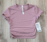 Lululemon All It Takes Back-Twist Rib Short Sleeve | Size 12 Photo 0