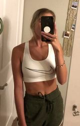 Nike White Sport Bra Photo 0