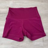 Aritzia TNA action gym shorts in purple/pink Photo 0