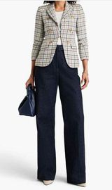 Derek Lam 10 Crosby Checked Brushed Tweed Jacket Size 6 Photo 0