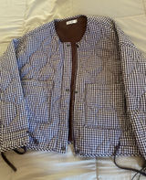 MOD REF jacket brown gingham  Photo 0