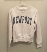 Brandy Melville Newport White Crewneck (John Galt) Photo 0