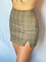 Mini Plaid Skirt Photo 0
