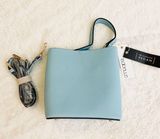 NWT Isabelle light pastel blue bucket bag tote Photo 0