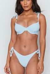 Beginning Boutique The Cutest Light Blue Bikini  Photo 0