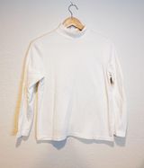 Croft & Barrow White/Cream Turtleneck - Size Medium Photo 0