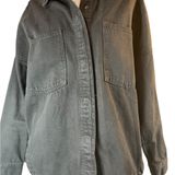 Zara Black Denim Jacket Photo 0