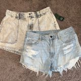 Size 12 American Eagle and wild fable Jean shorts bundle Photo 0