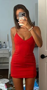 Red Mini Dress Photo 0