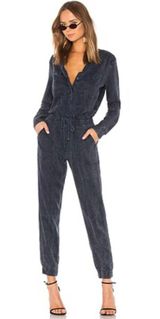 Young Fabulous and Broke Revolve YFB Jumpsuit In Navy Photo 0