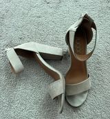 Nude Block Heels Tan Size 8 Photo 0
