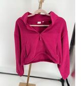 TNA TnAction Quarter Zip Fleece Pullover Jacket Size XL Photo 0