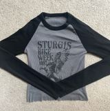 Brandy Melville Long Sleeve Baseball Tee Photo 0