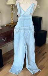 Light Blue Denim Overalls Photo 0