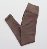 OFFLINE By Aerie Seamless Washed Rib High Waisted Legging Relic Brown Size XL Photo 0