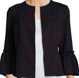 Worthington Open Front Blazer Bell Sleeve Jacket S Photo 0