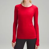Lululemon Dark Red  Long Sleeve Swiftly Tech Photo 0