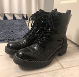 Combat Boots Black Size 8 Photo 0