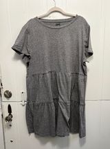 Grey Cotton Dress Photo 0