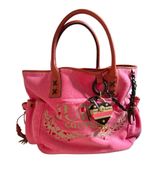 Vintage Y2K Juicy Couture Velour Hot Pink Shoulder Bag Photo 0