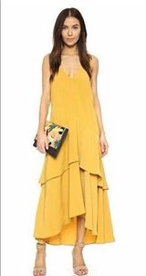 Keepsake Mercy Maxi Dress in Mustard size large Photo 0