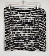Title Nine Black White Printed Athletic Mini Skirt Womens M Gorpcore Hiking Photo 0