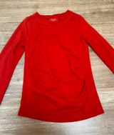 Athleta Red Athlete Workout Top Photo 0