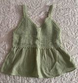 Green crotchet top Photo 0