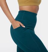 Senita Lux AMP Mesh Cutout Leggings in Ponderosa Green Photo 0