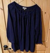 Women's Navy Blue Top Photo 0