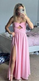 Pink Formal / Prom Maxi Dress Size XS Photo 0