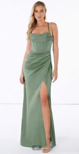 Matcha Bridesmaid Dress Photo 0