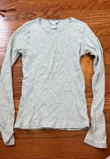 Abercrombie & Fitch Gray Long Sleeve Photo 0