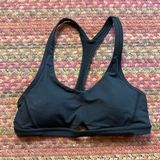 LULULEMON BLACK CUT OUT Y BACK SPORTS BRA Photo 0