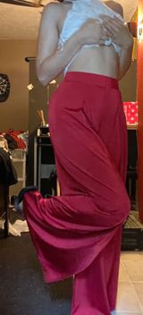 Kohls Red Wide Leg Pants Photo 0