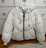 ZARA White  Puffer Jacket Photo 0