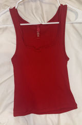 SKIMS Ribbed Top Cotton Tank Photo 0