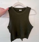 Olive Green Large Garage Tank Top Photo 0