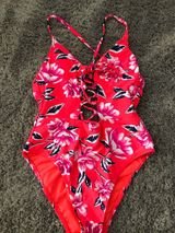 one piece floral bathing suit Size M Photo 0