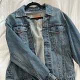 Vintage  Oversized Denim Jacket Photo 0