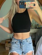 Fabletics Black Workout Top Photo 0