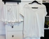 Matching Pj Set White Size M Photo 0