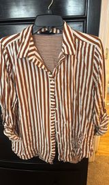 STRIPPED BUTTON DOWN Photo 0