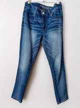 American Eagle Super Stretch Jegging Medium Wash Size 8 Photo 0